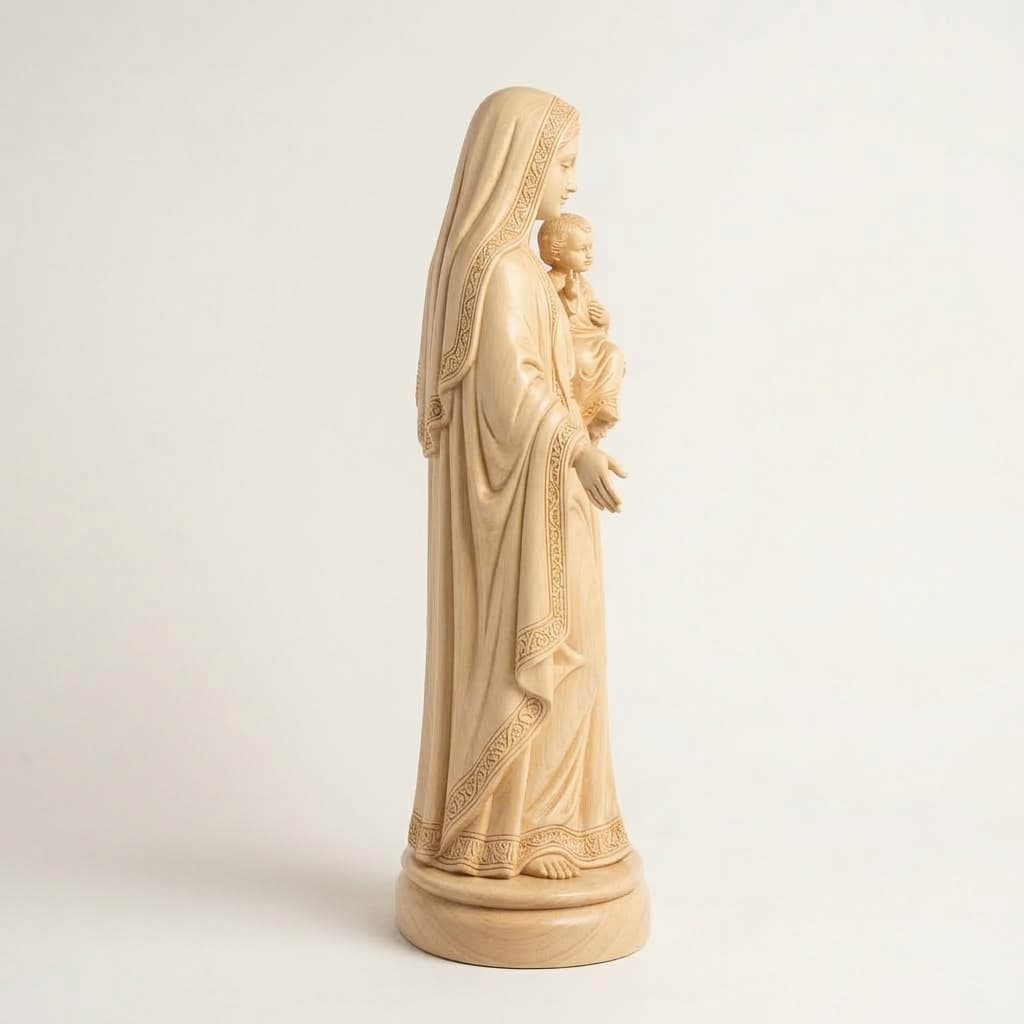 Mother Mary Holding Infant Jesus (Madonna and Child) angle 2