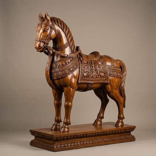 Majestic Kerala Royal War Horse - View 1