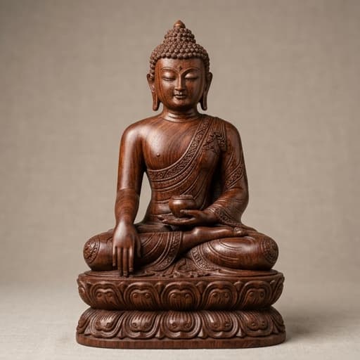 Earth Touching Bhumisparsha Buddha - View 1
