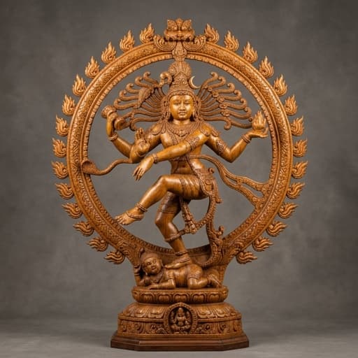 Lord Shiva Nataraja (Cosmic Dance) - View 1